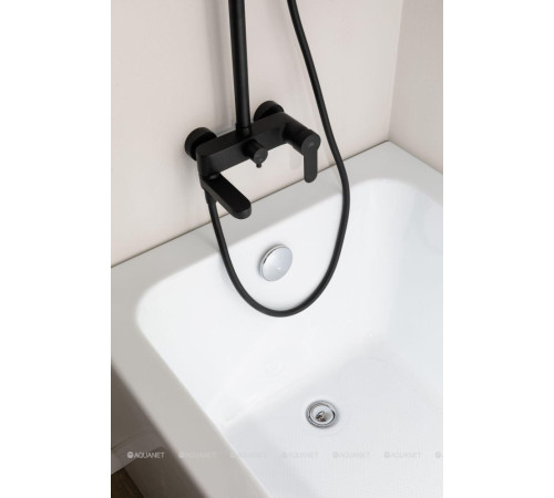 Душевая колонна Paffoni Blu ZCOL632NO телескопическая с изливом черный матовый