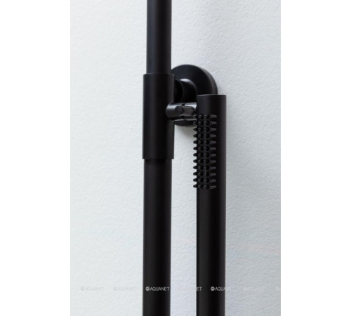 Душевая колонна Paffoni Blu ZCOL632NO телескопическая с изливом черный матовый