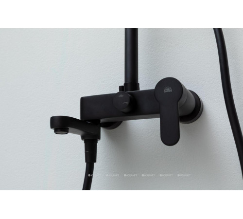 Душевая колонна Paffoni Blu ZCOL632NO телескопическая с изливом черный матовый