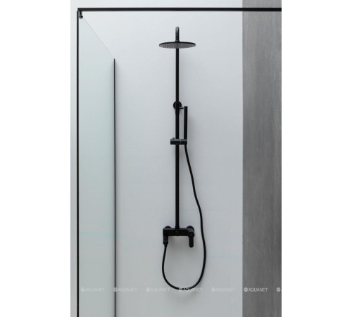 Душевая колонна Paffoni Blu ZCOL632NO телескопическая с изливом черный матовый