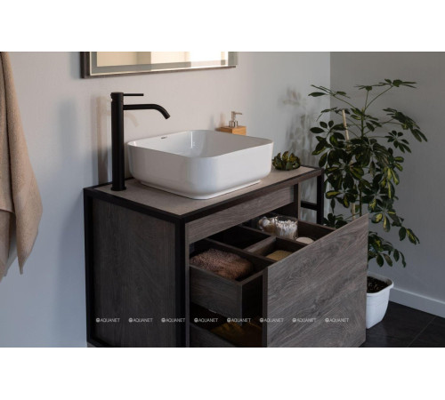 Тумба под раковину Aquanet Nova Lite LOFT 75 L дуб рошелье 00261654