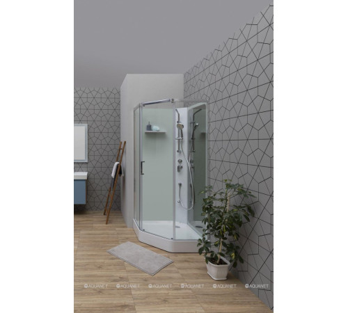 Душевая кабина Aquanet Passion P 2.0 900x900 мм пентагональная зеркало хром Набор 00263870