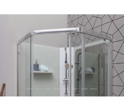 Душевая кабина Aquanet Passion P 2.0 900x900 мм пентагональная зеркало хром Набор 00263870