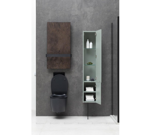 Унитаз подвесной Allen Brau FANTASY Rimless 510x363 мм черный матовый 4.11004.31