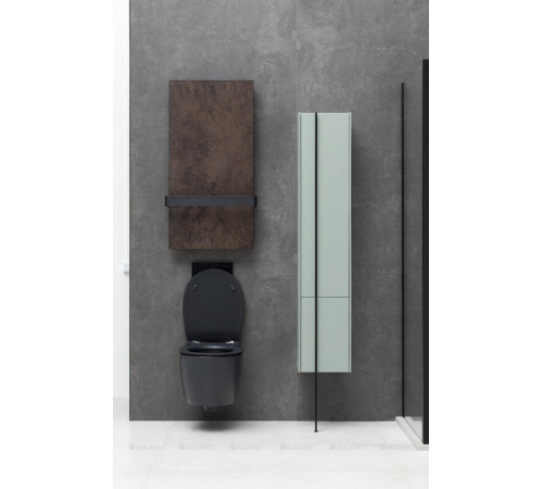 Унитаз подвесной Allen Brau FANTASY Rimless 510x363 мм черный матовый 4.11004.31