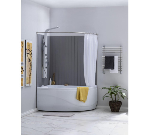 Ванна акриловая Aquanet Mayorca 150x100 L левая в комплекте 00205403