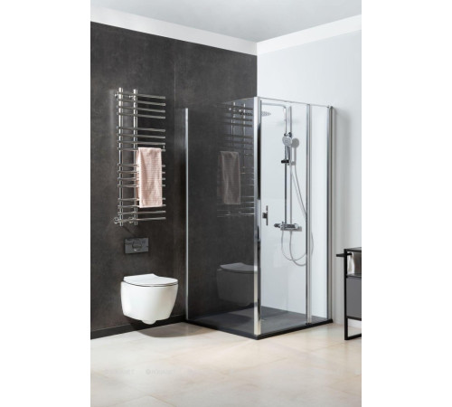 Душевой поддон Allen Brau Priority 1000х900 мм без сифона/накладки антрацит 8.31004-AM