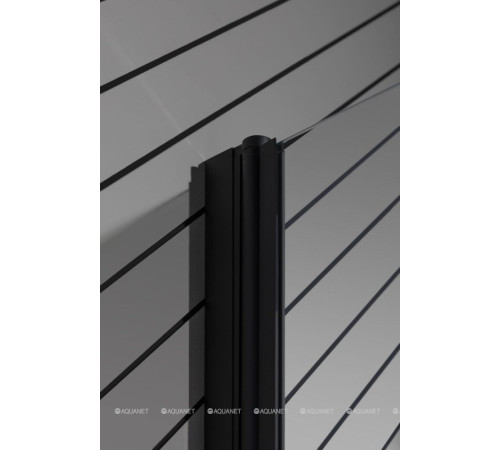 Шторка на борт ванны Allen Brau Priority 800x1500 мм Optiwhite черн. браш. ал. 3.31022.BBA