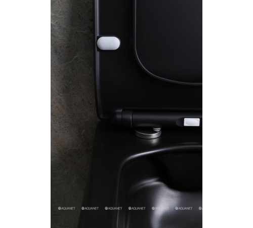 Унитаз подвесной Allen Brau LIBERTY 2 Rimless без сиденья 518х370 мм черный матовый 4.33007.31