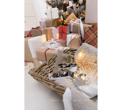 Смеситель для ванны Aquanet Arctic хром/белый AF520-20СW