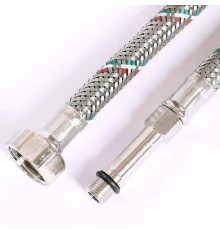 Гибкая подводка для смесителя Uni-Fitt 1/2 x M10 длинный штуцер 120 см 503S2812