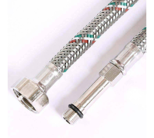 Гибкая подводка для смесителя Uni-Fitt 1/2 x M10 длинный штуцер 120 см 503S2812