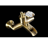 Смеситель для ванны Boheme Vogue Crystal однорычажный бронза матовая 203-CRST