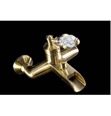 Смеситель для ванны Boheme Vogue Crystal однорычажный бронза матовая 203-CRST