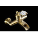 Смеситель для ванны Boheme Vogue Crystal однорычажный бронза матовая 203-CRST