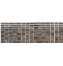 Декор Kerama Marazzi Театро коричневый мозаичный 25х75 см MM12143