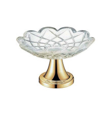 Мыльница Boheme 10202 настольная круглая золото 10202