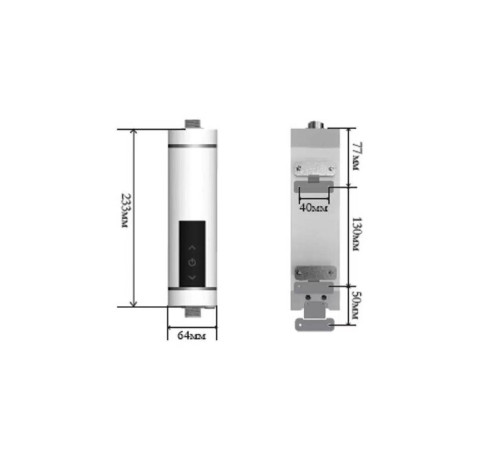 Водонагреватель электрический проточный PrimoClima IQ 5.5 кВт черный PC IQ 5.5 (B)