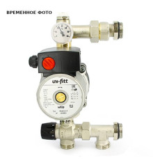 Насосно-смесительная группа Uni-Fitt SoloMix X 1 с наружной резьбой и насосом ZOTA EcoRING 25/60 473Z0800