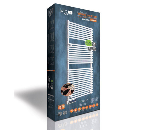 Полотенцесушитель электрический iVigo EHR PRO 450x1200 мм 8409