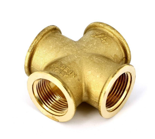 Крестовина латунная Tiemme 3/4 ВР 1500065