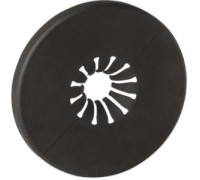 Розетка для вентиля FAR пластиковая черная матовая для труб 10-20 мм FL 0441 NO