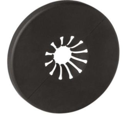 Розетка для вентиля FAR пластиковая черная матовая для труб 10-20 мм FL 0441 NO