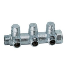 Коллектор запорно-балансировочный FAR 1 3 отвода 3/4 Eurocone FK 3870 134UN