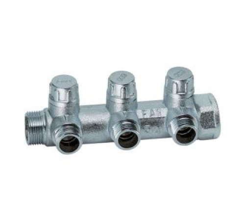 Коллектор запорно-балансировочный FAR 1 3 отвода 3/4 Eurocone FK 3870 134UN