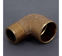 Угол 90° бронзовый Viega пайка-НР 28х3/4 131739