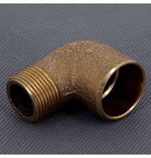 Угол 90° бронзовый Viega пайка-НР 28х3/4 131739