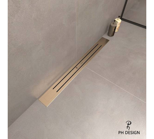 Душевой лоток Boheme 80 см матовое золото 983-80-MG