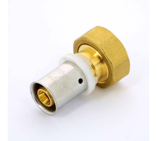 Муфта пресс с накидной гайкой Uni-Fitt 16x3/4 плоское уплотнение 714G6300