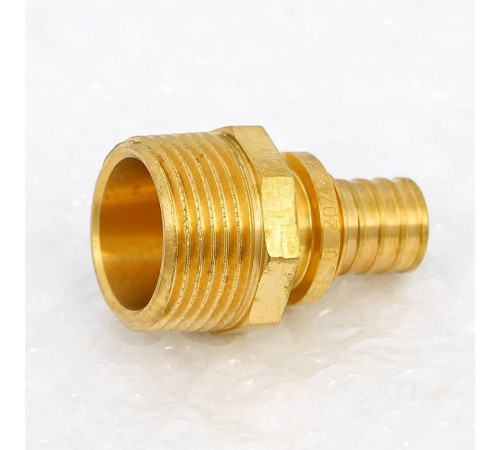Муфта надвижная REHAU Rautitan RX+ 20х1 с наружной резьбой бронза 14563161001