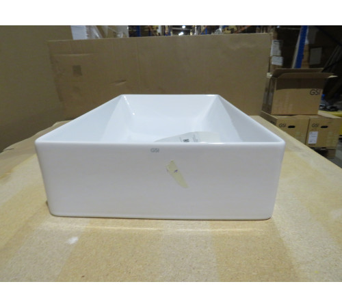 Раковина накладная GSI Kube X 370х600 мм белый глянцевый 945311_УЦ/5