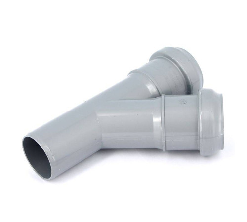 Тройник канализационный Sinikon Стандарт 40x40 мм 45° 508007.R