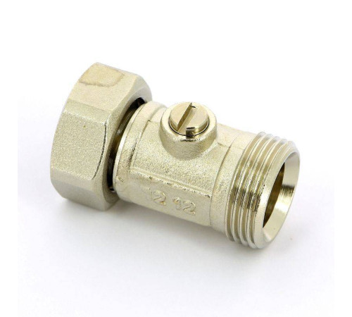 Узел радиаторный прямой Uni-Fitt 3/4 EK x 3/4 EK со встроенным краном 194N3300