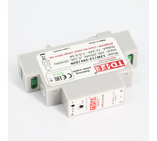 Блок питания на DIN-рейку TVP Electronics 12Вт 12-24В 12W/12-24V/DIN