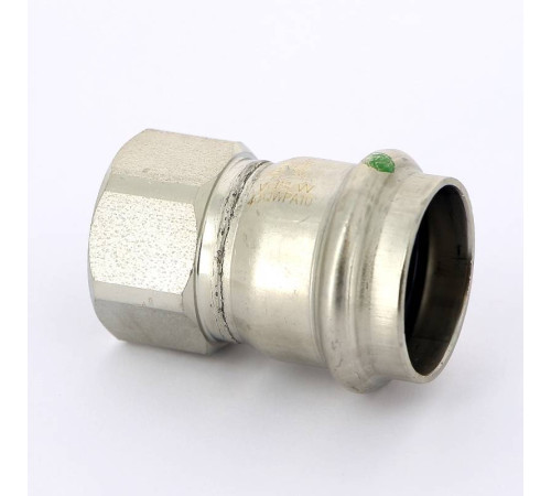 Муфта переходная пресс-В Viega Sanpress Inox нержавеющая сталь 28x3/4 436643