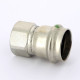 Муфта переходная пресс-В Viega Sanpress Inox нержавеющая сталь 28x3/4 436643