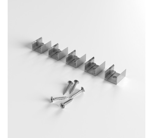 Клипса монтажная для силиконового профиля для светодиодной ленты (5 шт.) Clip LL-2-ALP026