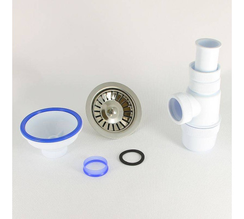 Сифон для мойки Wirquin Элит 1 1/2 х 40 мм чашка 114 мм 30986147