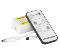 Контроллер для монохромных светодиодных лент С ПДУ 12V (ИК) IP20 LSC 003 12V