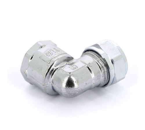 Угольник обжимной Tiemme хромированный 12х1/2 ВР 1130090