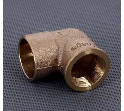 Угол 90° бронзовый Viega пайка-ВР 28х3/4 144203