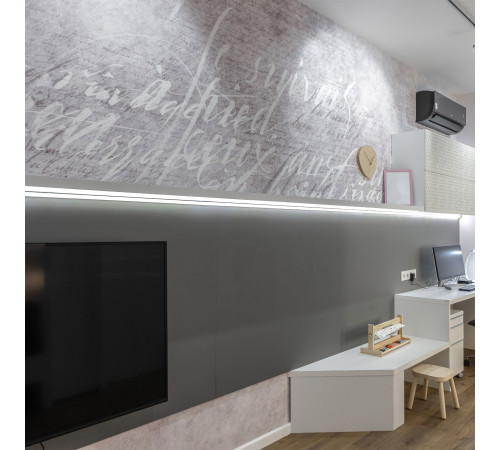 Квадратный угловой алюминиевый профиль для светодиодной ленты LL-2-ALP009