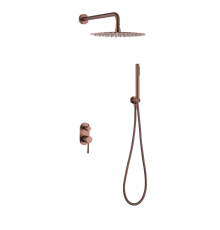 Душевой комплект встраиваемый Boheme Uno без излива copper brushed 464-CB