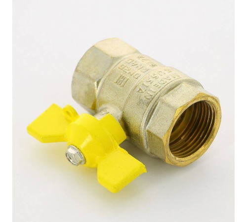 Кран шаровой для газа LD Pride 1/2 ВВ полнопроходной рычаг 47.351.15