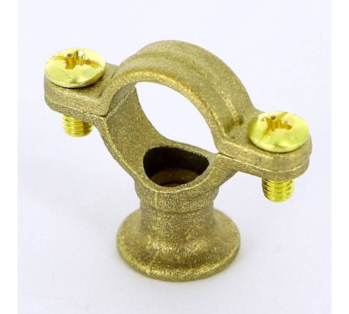 Хомут для труб декоративный Walraven BIS M6 15 мм латунь 0828015