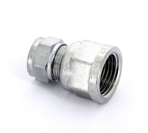 Муфта обжимная хромированная Tiemme 12x1/2 ВР 1130059